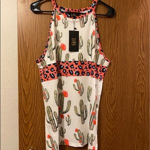NWT L&B spaghetti strap top Size L